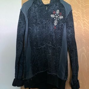 Rock n Roll Cowgirl Zip Up Hoodie